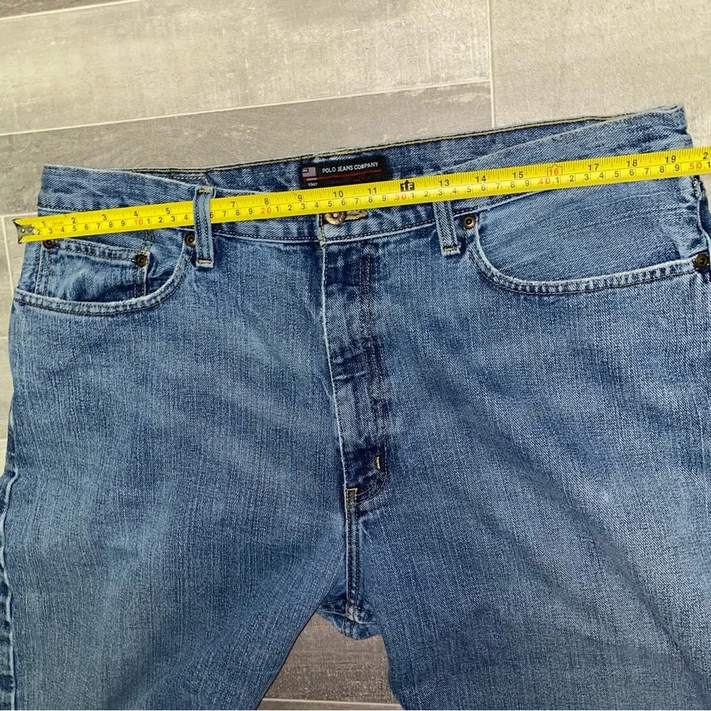 VTG Ralph Lauren Polo Jeans Co RL Woodrow Baggy Wide Leg Mens 38x32 Y2K Skater_4